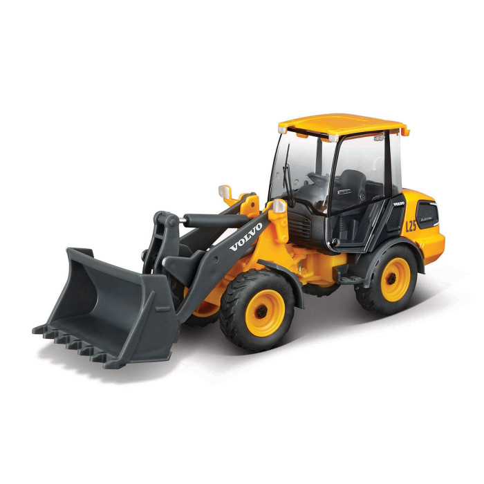 Bburago - модел на кола 1:50 - Строителна машина Volvo L25 Electric с кофа