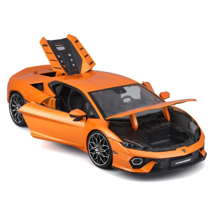 Bburago - модел на кола 1:18 - Lamborghini Temerario оранжев цвят 18-11052