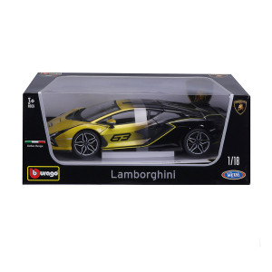 Bburago Plus - модел на кола 1:18 - Lamborghini Sian FKP 37 с преливащи цветове 18-11100