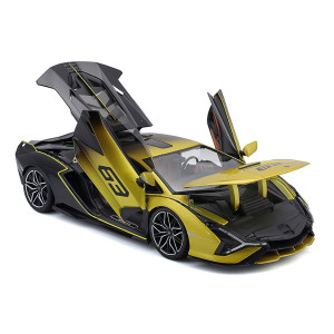 Bburago Plus - модел на кола 1:18 - Lamborghini Sian FKP 37 с преливащи цветове 18-11100