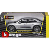 Bburago - модел на кола 1:24 - Porsche Macan Turbo Electric сребърен