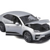 Bburago - модел на кола 1:24 - Porsche Macan Turbo Electric сребърен