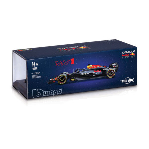 Bburago - модел на кола 1:24 - F1 Oracle Red Bull RB20 с каска