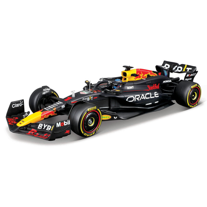 Bburago - модел на кола 1:24 - F1 Oracle Red Bull RB20 с каска