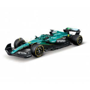 Bburago - модел на кола 1:24 - F1 Aston Martin AMR25 с каска, асортимент