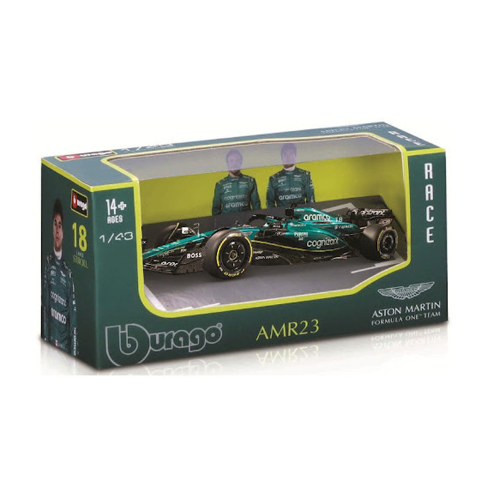 Bburago Race - модел на кола 1:43 - Aston Martin AMR23 18/38190