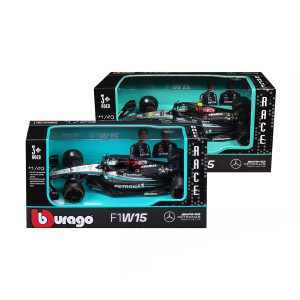 Bburago F1 - модел на кола 1:43 - Mercedes-AMG Petronas W15 2024