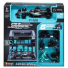 Bburago - Комплект за игра: Бокс F1 Mercedes-AMG W16 (#63) 18/38458
