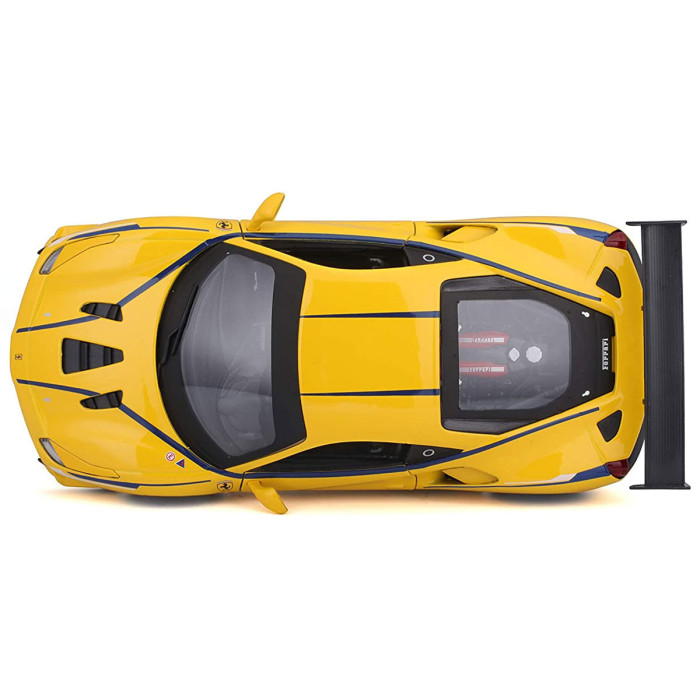 Bburago Ferrari - модел на кола 1:24 - Ferrari 488 Challenge, жълто 18/26307