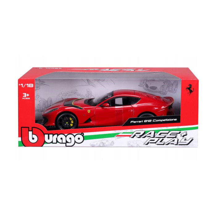 Bburago Ferrari - модел на кола 1:18 - 812 Competizione 18-16019