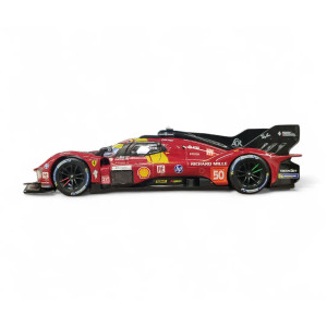 Bburago - модел на кола 1:24 - 499P (LeMans 2025) червен цвят #50 18/26316