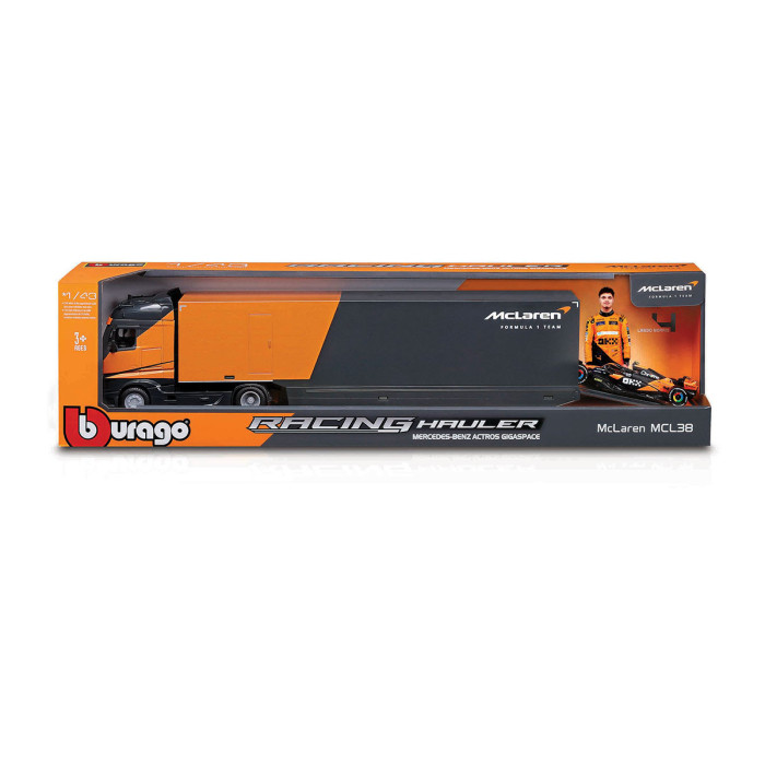 Bburago - модел на кола 1:43 - Влекач McLaren team F1 18/38401
