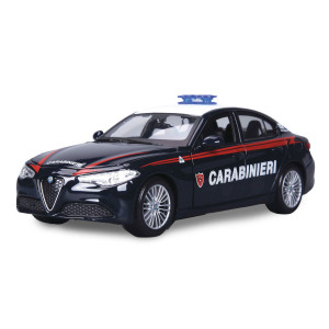 Bburago KIT - комплект за сглобяване 1:24 - Alfa Romeo Giulia Carabinieri