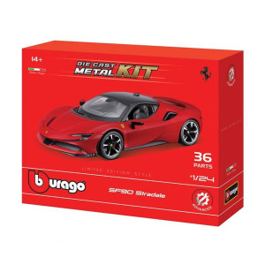 Bburago KIT - комплект за сглобяване 1:24 - Ferrari SF90 Stradale