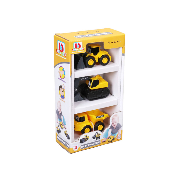 Bburago Junior - Моята първа колекция Volvo, комплект от 3 броя 16-85114