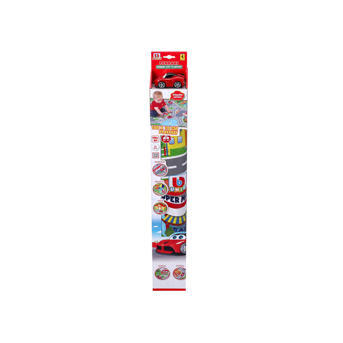 Bburago Junior - Детско килимче за игра Ferrari City 16-85008