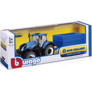 Bburago - New Holland Farm: Трактор с ремарке 1/32, асортимент