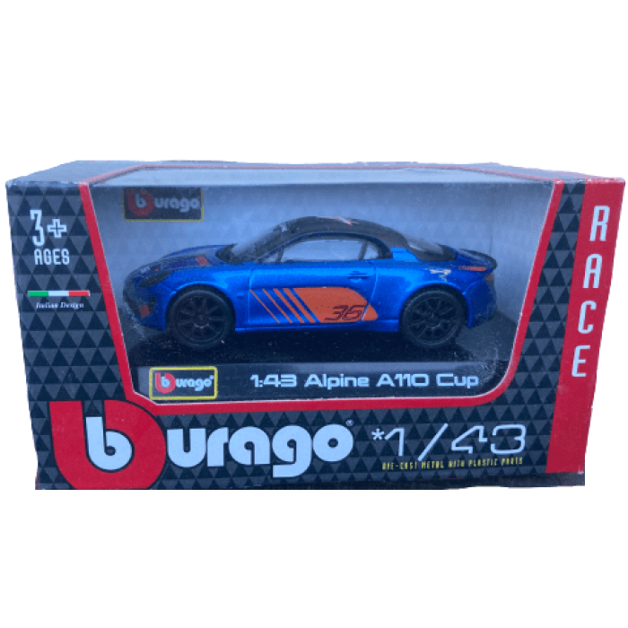  Bburago RACE- ALPINE A 110 Cup 1:43 