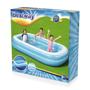 Надуваем басейн Bestway 262 x 175 x 51cm 54006