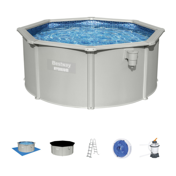 Сглобяем басейн Bestway Hydrium 366 х 122см 56574