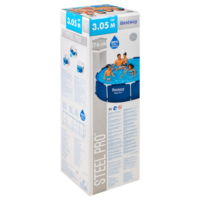 Сглобяем басейн Bestway 305 х 76см 56677