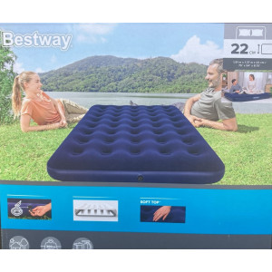 Дюшек Bestway син двоен 191 х 140 х 22cm 67002