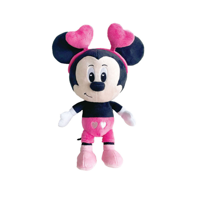 Плюшена играчка Disney - Мики Маус валентинка, 23 см