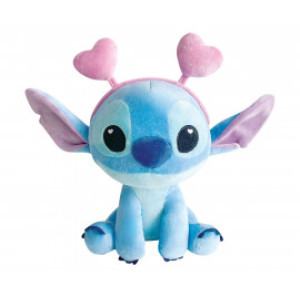 Плюшена играчка Disney - Стич валентинка 23 см