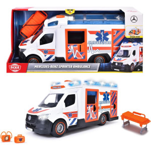 Dickie - Линейка Mercedes-Benz Sprinter 1:16 със звук и светлини 2038