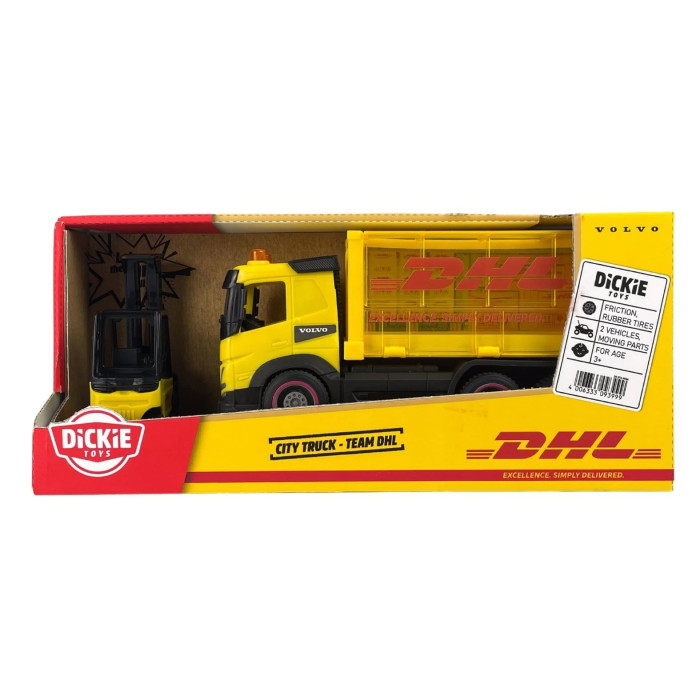 Dickie - Tежкотоварен камион DHL Heavy Loader 4027
