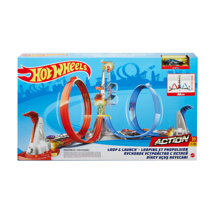 Hot Wheels Action - Комплект Лупинг с количка GRW39 