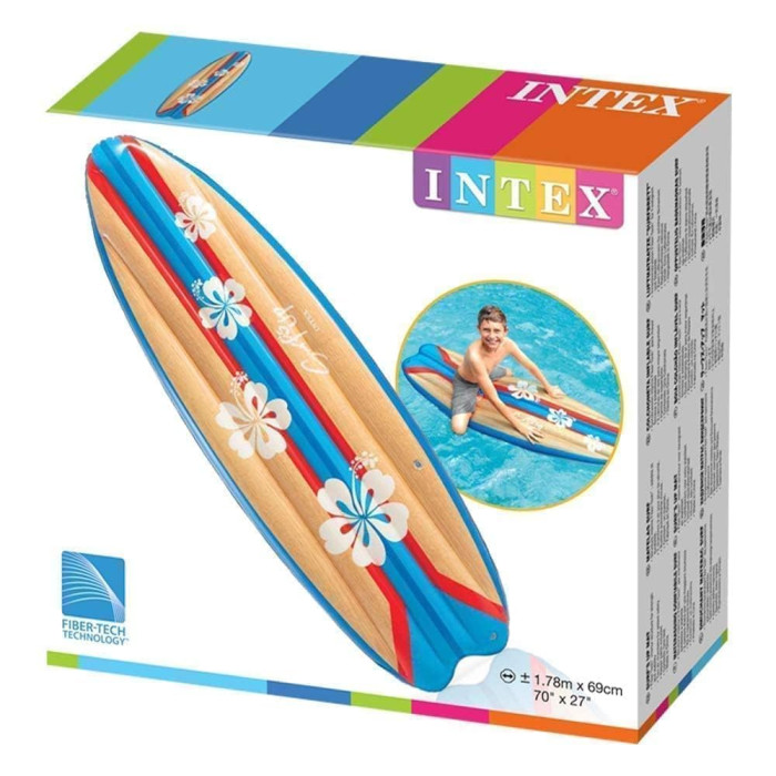 Надуваема дъска за сърф INTEX Surf'S UP Mats, асортимент