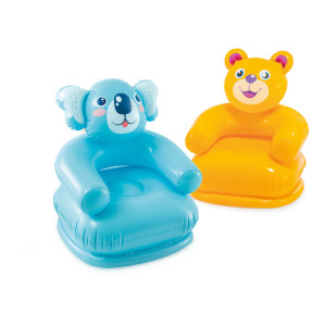 Детско надуваемо столче INTEX Happy Animal, асортимент 