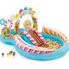 Надуваем център за игра с пързалка Бонбонландия INTEX Candy Zone