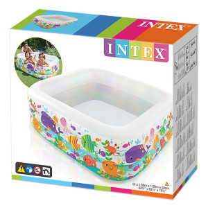 Детски надуваем басейн Аквариум INTEX Sea Aquarium 159 х 159 х 50 57471