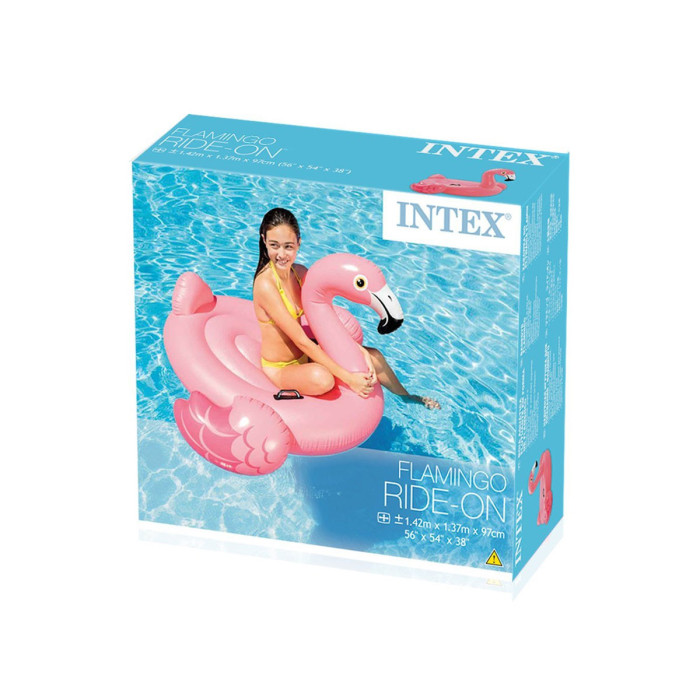 Надуваема играчка Розово фламинго INTEX Flamingo Ride-on 757558