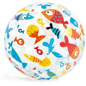 Надуваема топка 51см INTEX Lively Print, асортимент