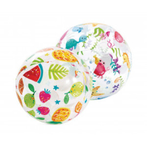 Надуваема топка 51см INTEX Lively Print, асортимент