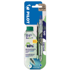 К-Т PILOT B2P ECOBALL 1ММ + ПЪЛНИТЕЛ СИН В БЛИСТЕР
