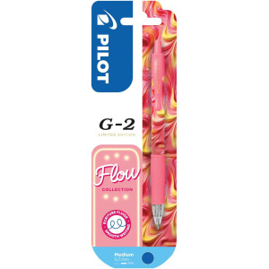 РОЛЕР PILOT GEL G2 FLOW розов 0.7 СИНЬОПИШЕЩ В БЛИСТЕР