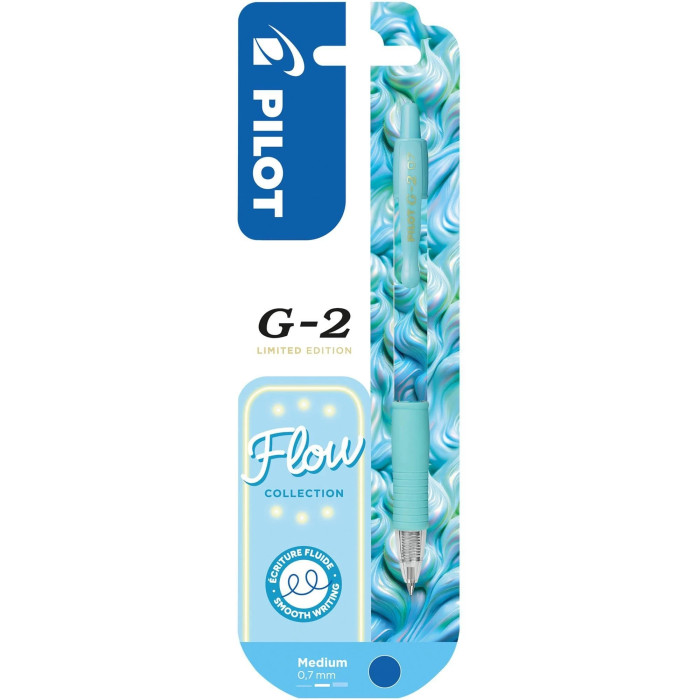 РОЛЕР PILOT GEL G2 FLOW СИН 0.7 СИНЬОПИШЕЩ В БЛИСТЕР