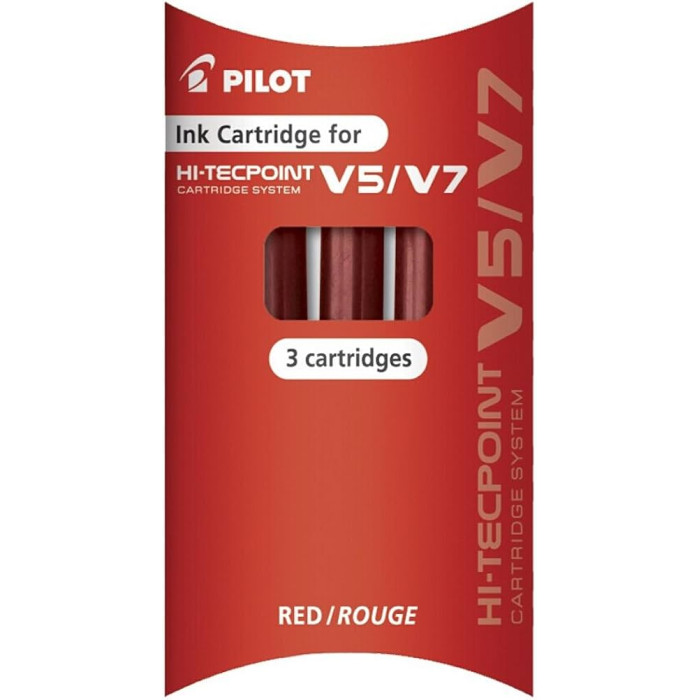 ПЪЛНИТЕЛ ЗА РОЛЕР PILOT V5/V7 ЧРВ