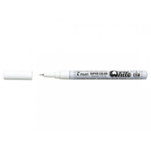 МАРКЕР ПЕРМАНЕНТЕН PILOT SUPER COLOR SC-W-EF 0,5MM БЯЛ