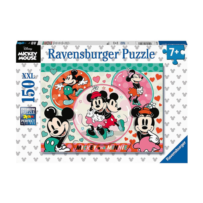 Пъзел Ravensburger 150 ел. XXL - Мики Маус и Мини Маус