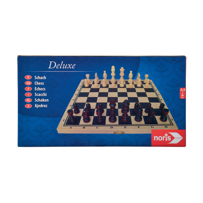 Дървен шах Delux Noris 8014
