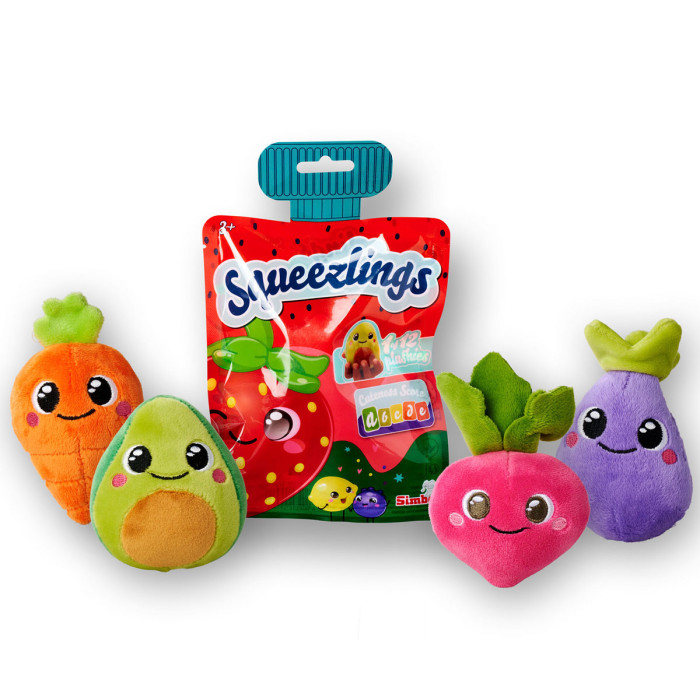 Плюшени плодове и зеленчуци за стискане Squeezlings 3737